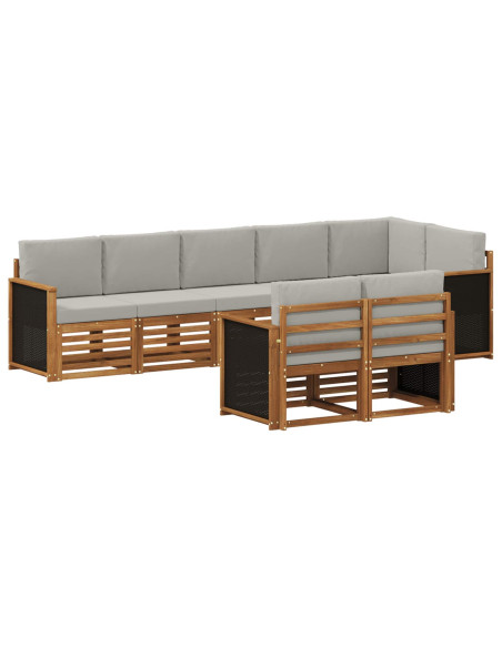 Set divani Legno di Acacia Massello