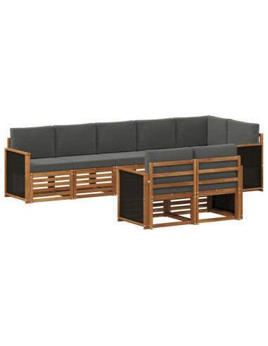 Set divani Legno di Acacia Massello
