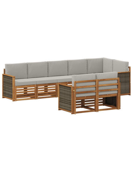 Set divani Legno di Acacia Massello
