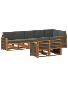 Set divani Legno di Acacia Massello