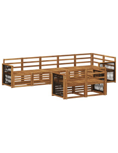 Set divani Legno di Acacia Massello