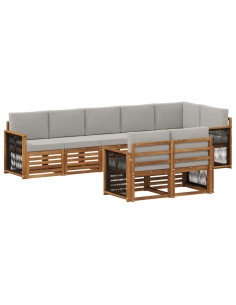 Set divani Legno di Acacia Massello
