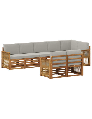 Set divani Legno di Acacia Massello