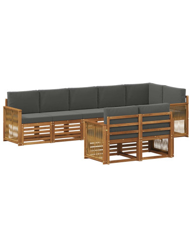 Set divani Legno di Acacia Massello