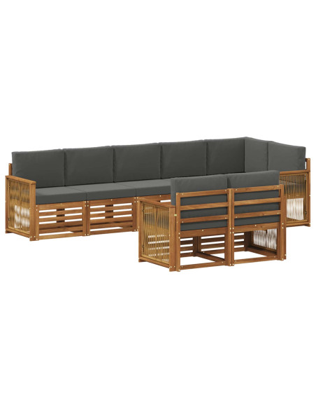 Set divani Legno di Acacia Massello