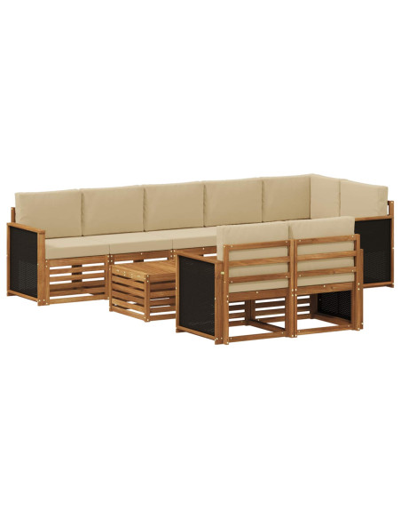 Set divani Legno di Acacia Massello