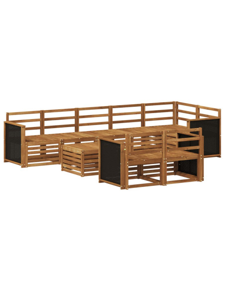Set divani Legno di Acacia Massello