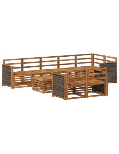 Set divani Legno di Acacia Massello