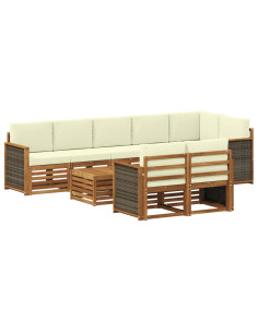 Set divani Legno di Acacia Massello