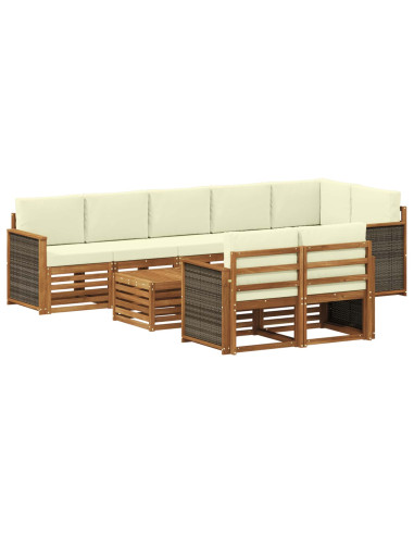Set divani Legno di Acacia Massello