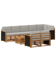 Set divani Legno di Acacia Massello