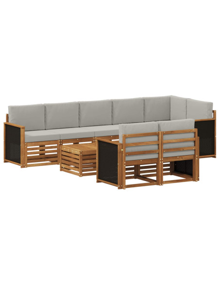 Set divani Legno di Acacia Massello