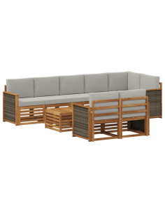 Set divani Legno di Acacia Massello