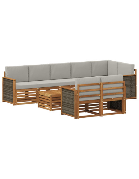 Set divani Legno di Acacia Massello