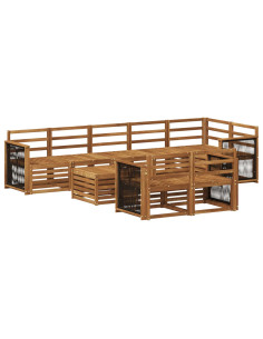 Set divani Legno di Acacia Massello