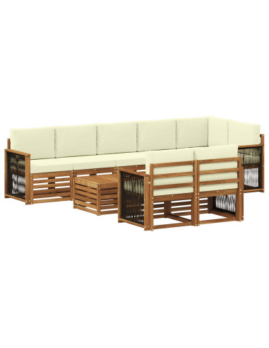 Set divani Legno di Acacia Massello