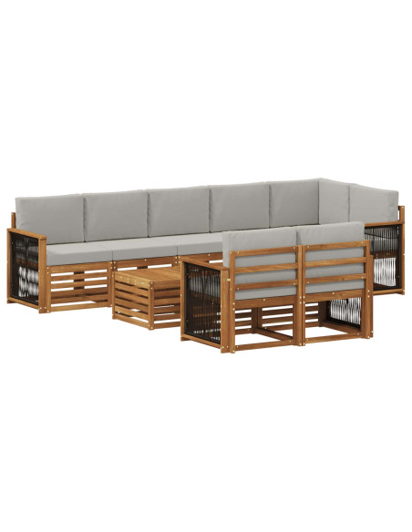 Set divani Legno di Acacia Massello