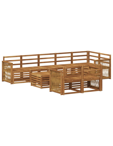 Set divani Legno di Acacia Massello