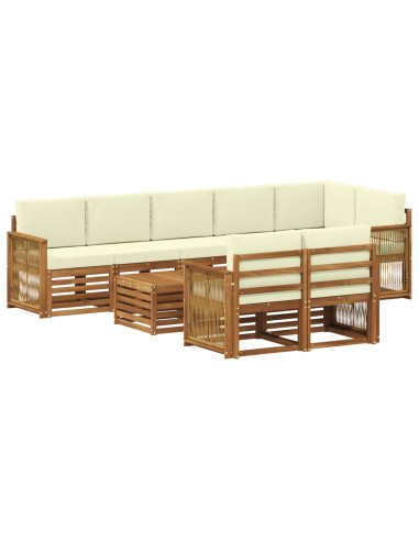 Set divani Legno di Acacia Massello