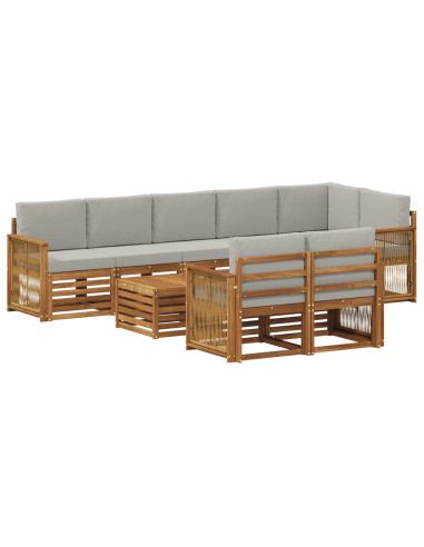 Set divani Legno di Acacia Massello