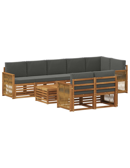 Set divani Legno di Acacia Massello