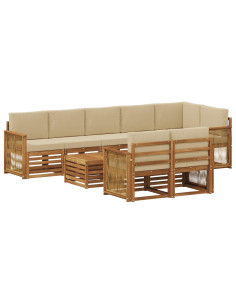 Set divani Legno di Acacia Massello