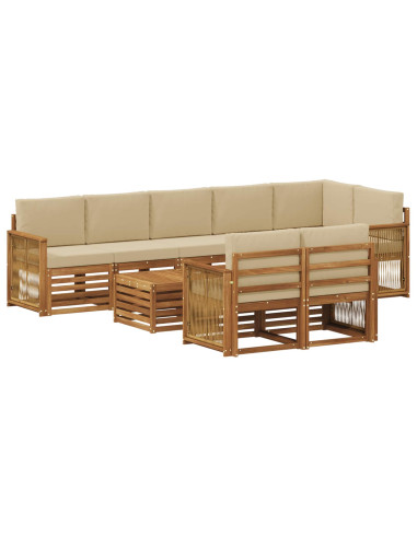 Set divani Legno di Acacia Massello