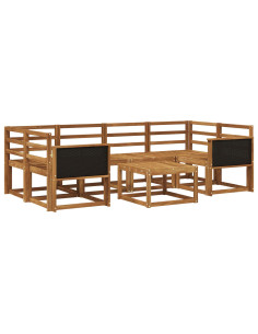 Set di divani da esterno 5 pcs Naturale