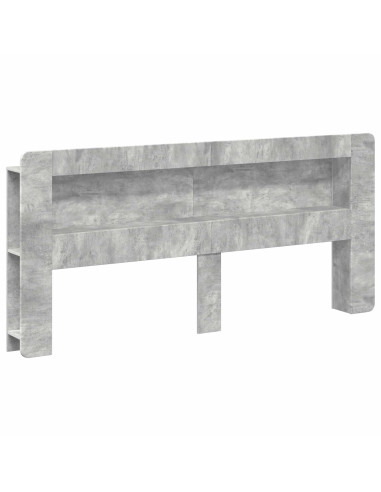 Testata del letto Grigio Cemento Legno ingegnerizzato