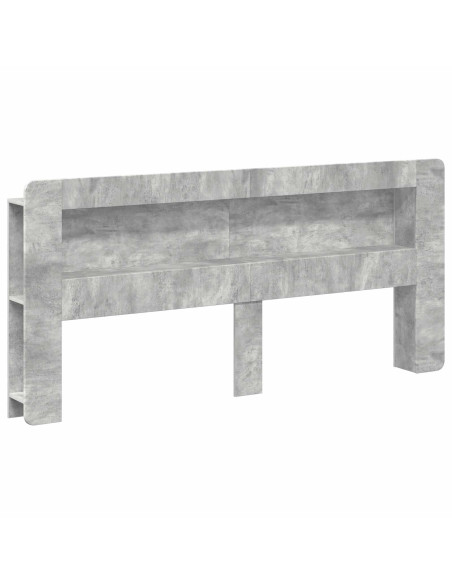 Testata del letto Grigio Cemento Legno ingegnerizzato