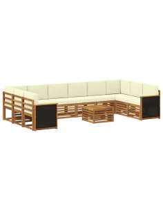 Set divano sezionale con cuscino 8 pcs