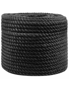 Corda di Juta 14 Nero 100% juta Tossa