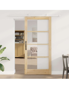 Porta scorrevole ORKDAL Naturale 93 x 202 cm