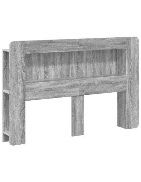 Testata del letto Grigio Sonoma Legno ingegnerizzato