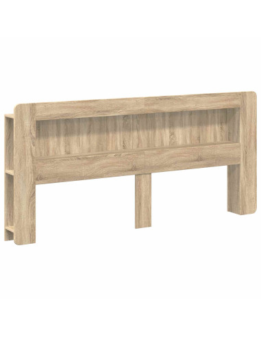 Testata del letto Rovere Sonoma Legno ingegnerizzato