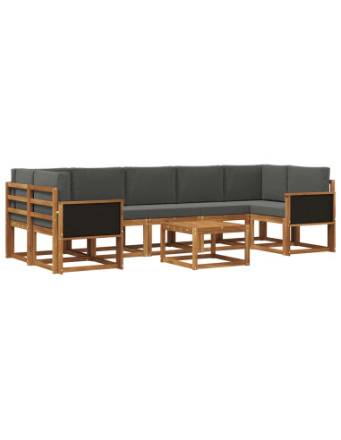 Set di divani da esterno con cuscino 6 pcs