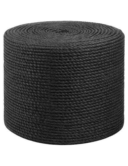 Corda di Juta 6 Nero 100% juta Tossa