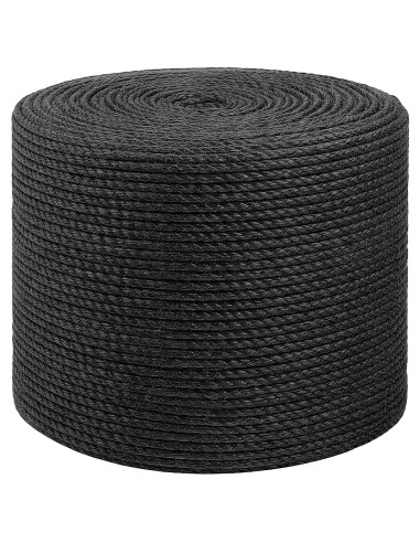 Corda di Juta 6 Nero 100% juta Tossa