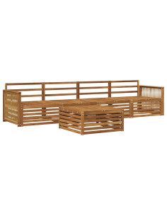 Set di divani da esterno 5 pcs Naturale