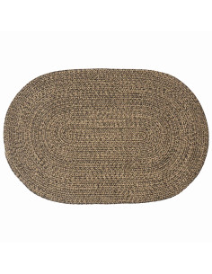 Tappeti per area Nero 122 x 183 cm Juta