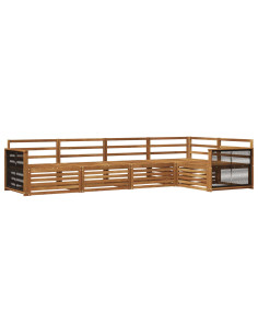 Set di divani da esterno 5 pcs Naturale