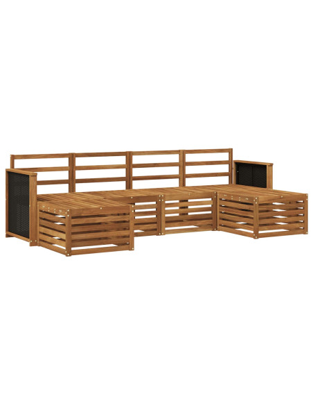 Set divani Legno di Acacia Massello