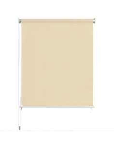 Tenda a Rullo per Esterni Crema 80x140 cm HDPE