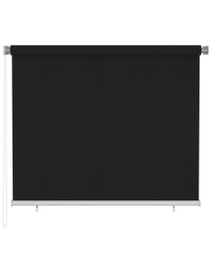 Tenda a Rullo per Esterni 180x140 cm Nera