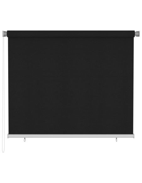 Tenda a Rullo per Esterni 180x140 cm Nera