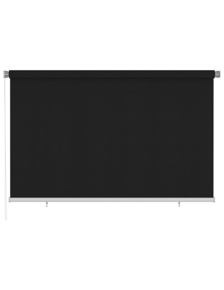 Tenda a Rullo per Esterni 240x140 cm Nera