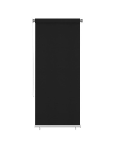 Tenda a Rullo per Esterni 100x230 cm Nera