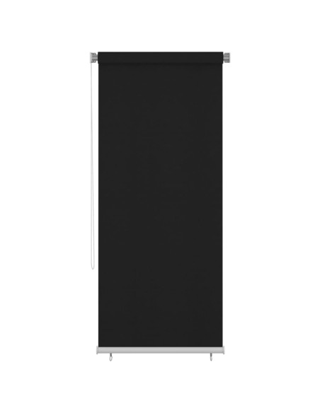 Tenda a Rullo per Esterni 100x230 cm Nera