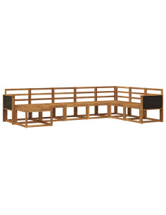 Set di divani da esterno 8 pcs Naturale