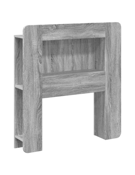 Testata del letto Grigio Sonoma Legno ingegnerizzato